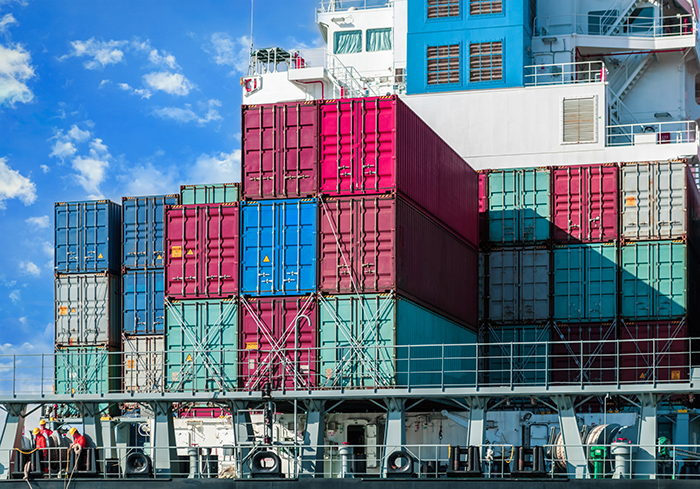 Spot market container shipping rates did not rise in tandem with volume through the peak season. Photo credit: Shutterstock